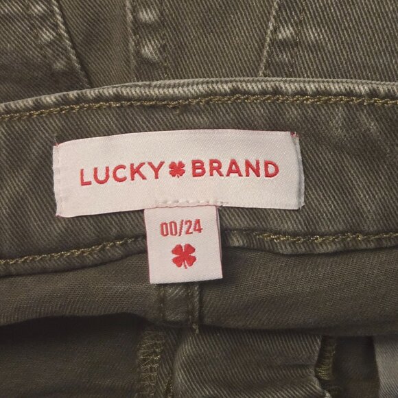 Lucky Brand Womens Cargo Skirt 24 Olive Green Utility Streetwear Gorpcore NWT - Picture 11 of 12